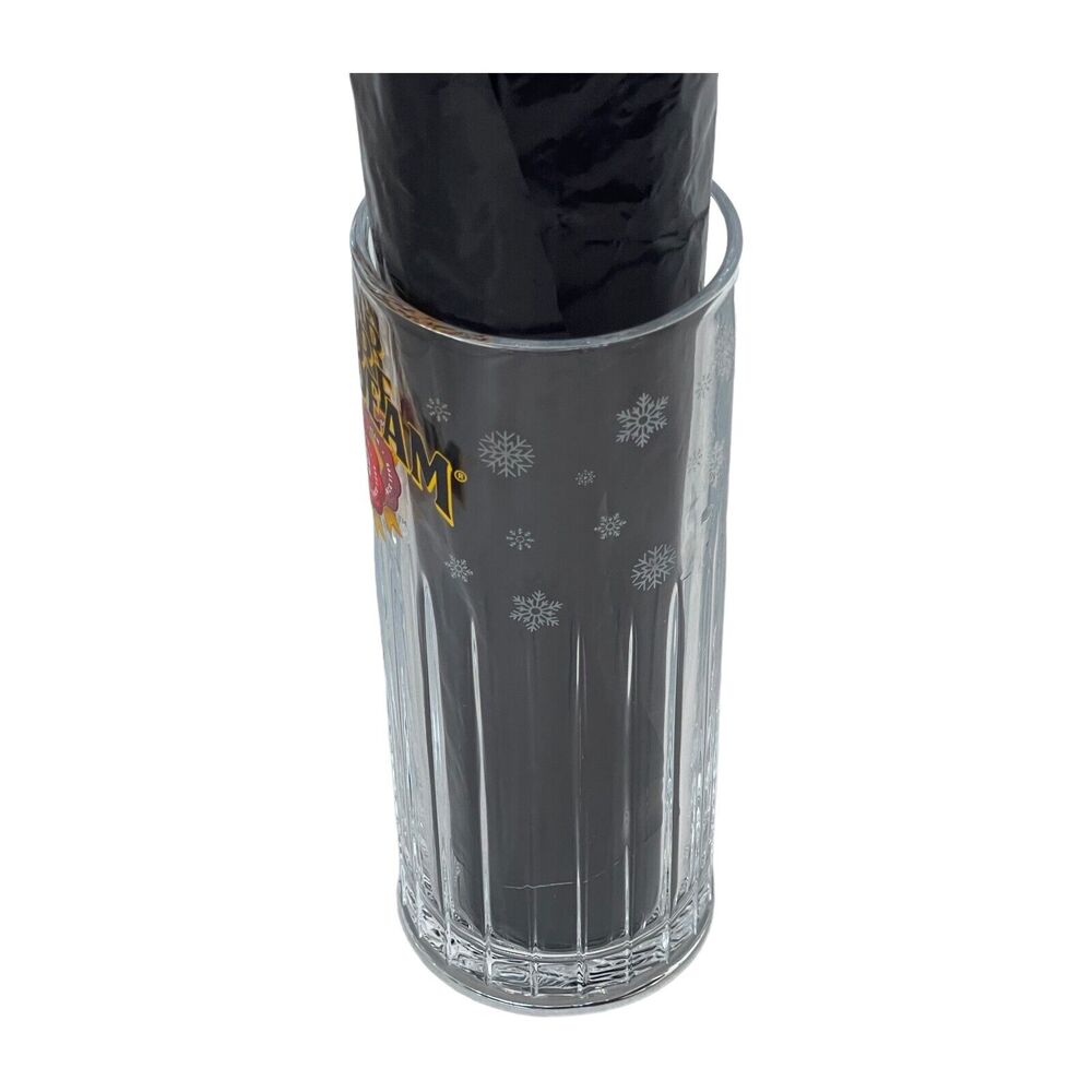 Jim Beam Snowflake Ribbed Highball Glass - Picture 3 of 8